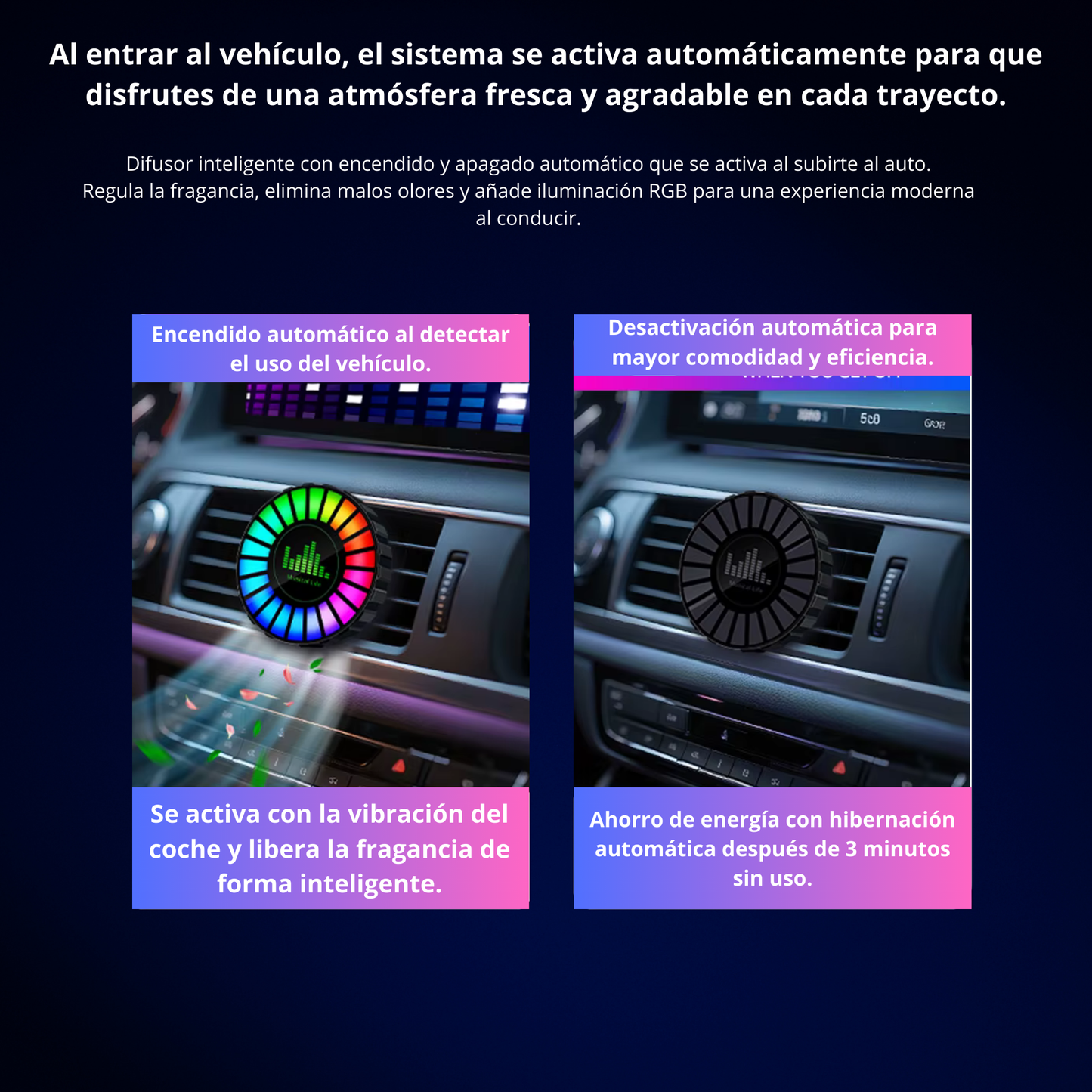 Difusor RGB Premium para Vehículo