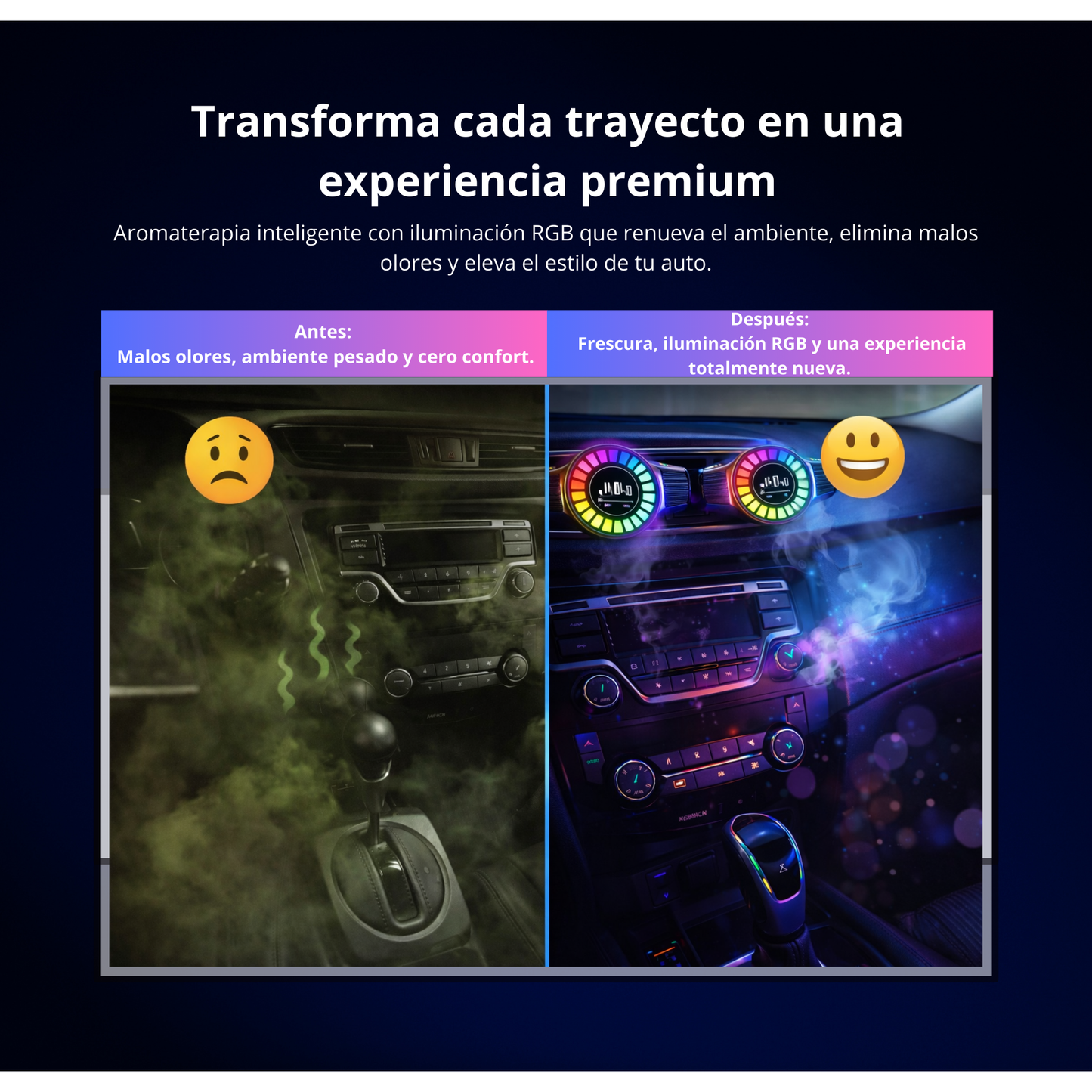 Difusor RGB Premium para Vehículo