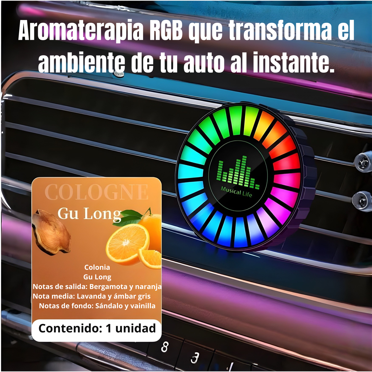 Difusor RGB Premium para Vehículo